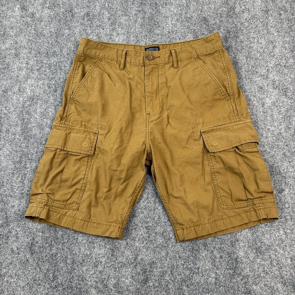 Levi's Mens Cargo Shorts Size 30 Brown Ripstop Cotton Utility Hiking Casual‎